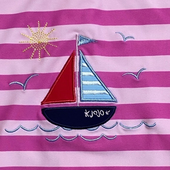 JoJo Maman Bebe Girls UPF 50+ Top Sz.‎ 2-3 yrs NWT - Picture 3 of 12